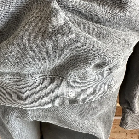 Joah Brown Oversized Jogger (XS/SM) and zip hoodie (OS)-Washed Black - Picture 7 of 13